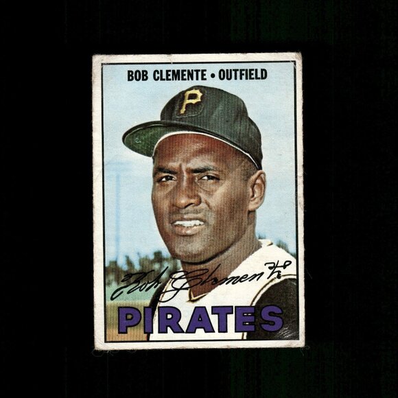 1967 Topps #400 Roberto Clemente Baseball Card Pittsburgh Pirates HALL OF FAMER - Picture 1 of 2